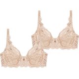 TRIUMPH - Amourette 300 - BH - Beige - 2 Pack