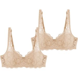 TRIUMPH - Amourette 300 - BH - Beige - 2 Pack