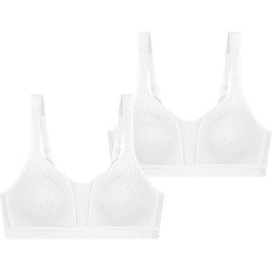 TRIUMPH - Triaction Energy Lite - Sport bh - Wit - 2 Pack