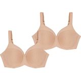 TRIUMPH - Modern Soft+Cotton - BH - Beige - 2 Pack
