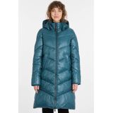 Ragwear - Rebelka Shiny - Gewatteerde Jas - Blauw - Dames