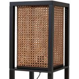 Lindby - Birta - Vloerlamp - Zwart - Hout - Modern