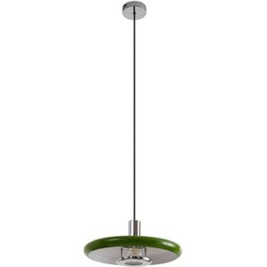 Hanglamp Eagle met metalen kap, zwart