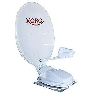 XORO MTA 65 Twin Volautomatische satellietantenne, 65 cm, vast en mobiel gebruik, 12/24 V, met besturingseenheid, installatiekabel en accessoires