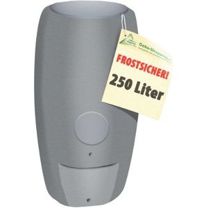 Regenton zuil graniet-grijs, 250 liter. de slanke regenvat! Klassiek eenvoudig!