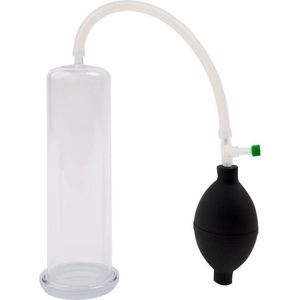 Penispumpe, glasklar, mit Ballpumpe