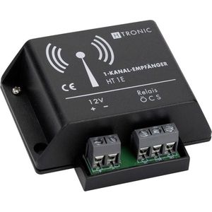 H-Tronic HT1E Radiografische ontvanger 1-kanaals Frequentie: 868.35 MHz 12 V/DC
