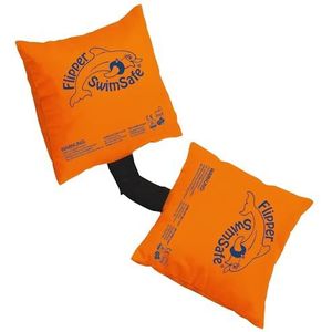 Flipper Swimsafe 1080 - Zwemkussen voor peuters van katoen, veilig zwemhulpmiddel met verstelbaar elastiek om te leren zwemmen