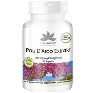 Lapacho-capsules - Pau D'Arco-schorsextract 4:1-90 capsules | HERBADIREKT by Warnke Vitalstoffe - Duitse apothekerskwalitei