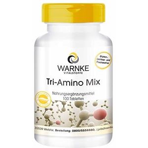 Aminozuurcomplex - arginine, lysine, ornithine - hoge dosering - 100 tabletten | Warnke Vitalstoffe - Duitse apothekerskwalitei