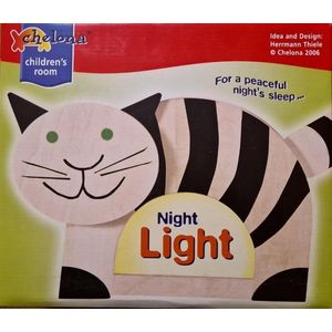 chelona kinderkamer nachtlamp kat