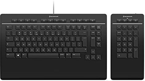3DConnexion - Keyboard Pro met Numpad - Toetsenbord - Zwart - Compact