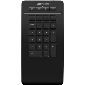 3Dconnexion |Numpad Pro|Draadloos Digitaal Blok|Bluetooth|USB-C|Mat Zwart