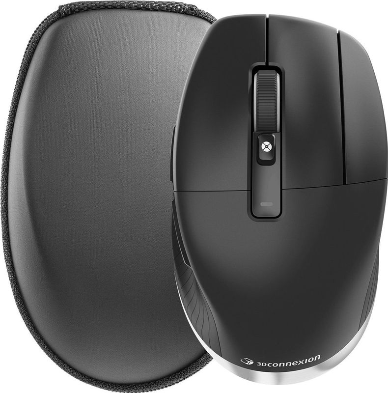 3Dconnexion - Cadmouse Pro Wrls - Muis - Zwart - Draadloos
