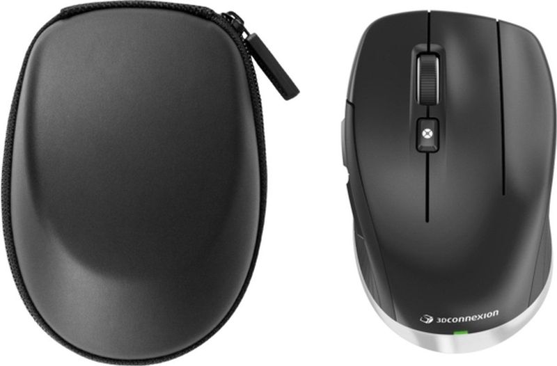 3Dconnexion CADMOUSE COMPACT WIRELESS USB-C muis Kantoor Rechtshandig RF Wireless + Bluetooth + USB Type-C Optisch