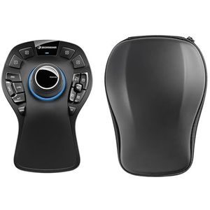 3Dconnexion SpaceMouse Pro Wireless - Bluetooth Edition - 3D-muis - ergonomisch - 15 knoppen - draadloos - Bluetooth, 2.4 GHz, USB-C - USB draadloze ontvanger