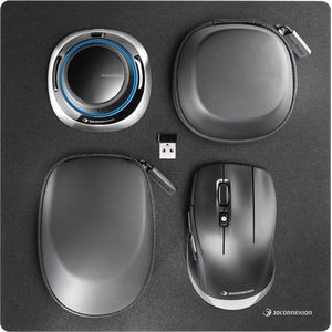 3Dconnexion SpaceMouse Wireless Kit 2 Maus kabellos schwarz, silber