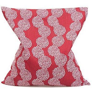 GRÜNSPECHT Kersenpitkussen 19x19cm, warmtekussen voor nek, buik en rug, overtrek van 100% katoen, voor magnetron en oven, rood (100-V5)