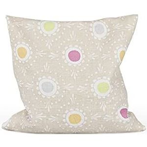 GRÜNSPECHT Druivenpitkussen, 12 x 12 cm, warmtekussen voor baby's en peuters, bij winderigheid en buikpijn, beige (152-V4)