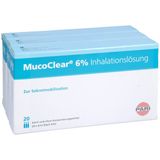 Mucoclear 6% NaCl Amp 60x4ml - Slijmoplossende Inhalatieoplossing voor Luchtwegen