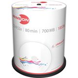 Primeon CD-R 80 min 700 MB - 100 Stuks - Bedrukbaar