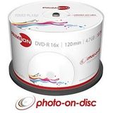 Primeon 2761206 DVD-R disc 4.7 GB 50 stuk(s) Spindel Bedrukbaar