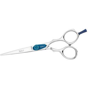 Nikarma NIKO I Blue Dial 5.5""ergonomische tondeuse schaar Japan Stall Convex hol geslepen