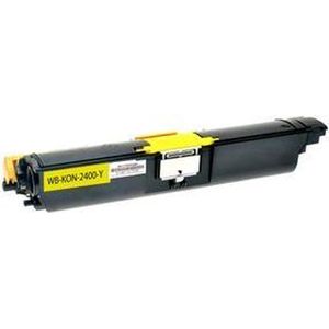 ABC huismerk toner geel geschikt voor Konica Minolta Magicolor 2400W 2400 2430DL 2430 Desklaser 2450 2450D 2450DX 2450PS 2480MF 2480 2490MF 2490 2500W 2530 2530DL 2550