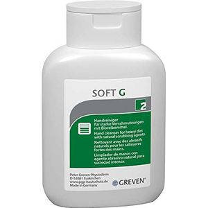 Zachte G handreiniging bij sterke