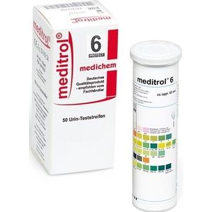 Meditrol 6 urine teststrips 50 stuks