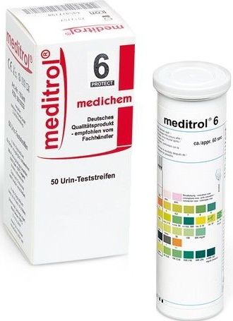 Meditrol 6 urine teststrips 50 stuks