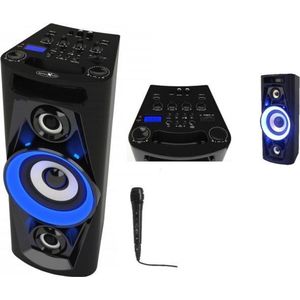 Reflexion - Ps07bt - Radio - Zwart - VHF, Bluetooth, Mobiele PA-geluidsinstallatie met Accu