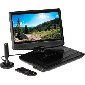 Reflexion DVD1017T2HD (Draagbare DVD speler), Bluray speler + DVD speler, Zwart