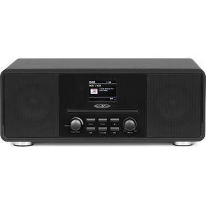 Reflexion HRA19DAB/BK Tafelradio DAB+, FM AUX, Bluetooth, CD Zwart