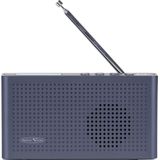 Reflexion Radio DAB - DA - VHF (FM) Voelbare Toetsen Zwart