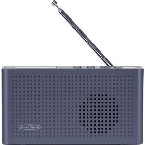 Reflexion Radio DAB - DA - VHF (FM) Voelbare Toetsen Zwart