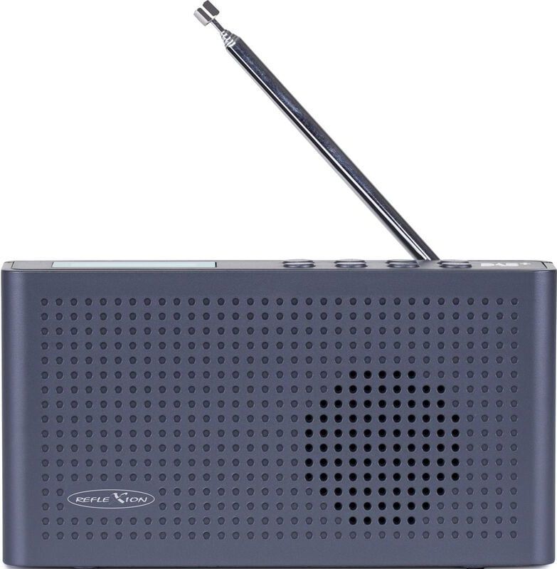 Reflexion Radio DAB - DA - VHF (FM) Voelbare Toetsen Zwart