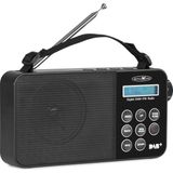 Reflexion - TRA2350DAB - Draagbare DAB+/FM-Radio - Zwart - Inclusief Draagriem