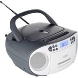 Reflexion RCR2 Radio/CD speler VHF (FM) AUX, CD, Cassette Grijs wit