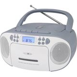 Reflexion RCR2260BL Radio/CD speler VHF (FM) AUX, CD, Cassette Blauw wit