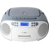 Reflexion RCR2260BL Radio/CD speler VHF (FM) AUX, CD, Cassette Blauw wit