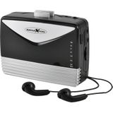 Reflexion WMR01BK Draagbare Cassettespeler Zwart-zilver