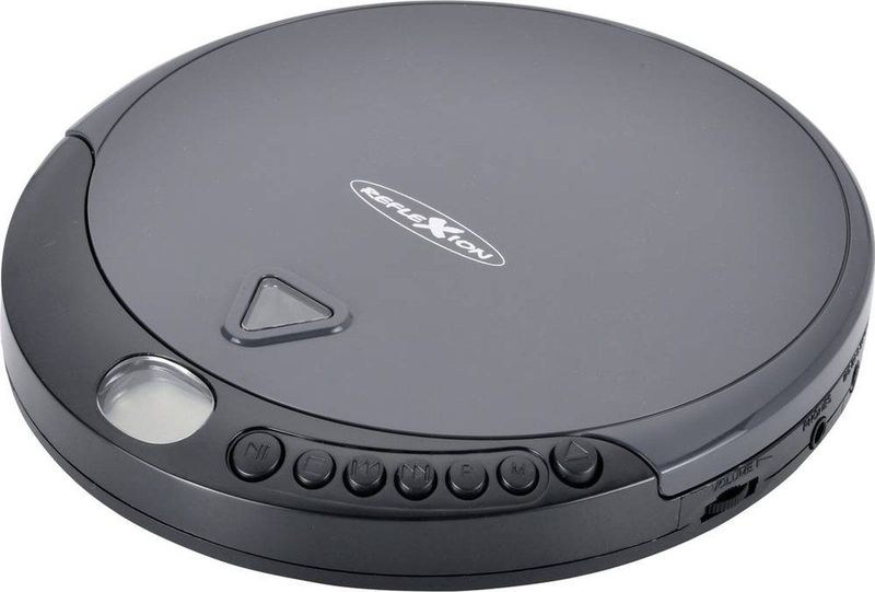 Reflexion - PCD400 - Draagbare CD-speler - Zwart - Compact Ontwerp
