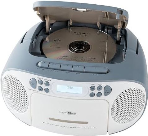Reflexion - CD Radio Boombox - DAB+ - Blauw - Wit