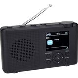 Reflexion Draagbare DAB+ en FM-radio - Antraciet/Grijs - Oplaadbare Batterij