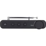 Reflexion Draagbare DAB+ en FM-radio - Antraciet/Grijs - Oplaadbare Batterij