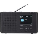 Reflexion Draagbare DAB+ en FM-radio - Antraciet/Grijs - Oplaadbare Batterij