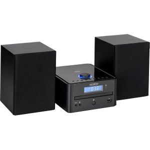 Reflexion HIF79FM Stereoanlage UKW, Bluetooth, USB, MP3, CD, AUX, Inkl. Fernbedienung, Inkl. Lauts (Bluetooth, 2x 16 W), Stereosysteem, Zwart