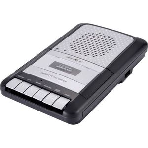Reflexion CCR8014 Cassetterecorder - Zwart - Inclusief AUX-IN en Microfoonaansluiting