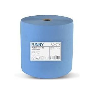 Funny 1000 rollen poetspapier 3-laags blauw ca. 36 cm